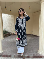 Load image into Gallery viewer, Super Soft Magic Hand Work Modal Cotton Kurta