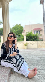 Load image into Gallery viewer, Super Soft Magic Hand Work Modal Cotton Kurta