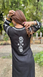 Load image into Gallery viewer, Chikankari Luxe PREMIUM HEAVY SOFT MODAL KURTI