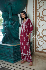 Load image into Gallery viewer, Persian Knot Cotton Co-ord Set