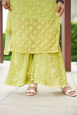 Load image into Gallery viewer, Afreen Buti Jaal Georgeete mirror Chikankari Full Suite with dupatta always best seller