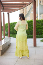 Load image into Gallery viewer, Afreen Buti Jaal Georgeete mirror Chikankari Full Suite with dupatta always best seller