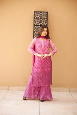 Load image into Gallery viewer, Afreen Buti Jaal Georgeete mirror Chikankari Full Suite with dupatta always best seller
