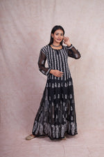 Load image into Gallery viewer, Georgette 56 Kali Anarkali Gown