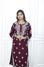 Load image into Gallery viewer, CHIKANKARI BLACK HEAVY EMBROIDERED SET