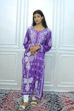 Load image into Gallery viewer, Authentic Chikankari Handcrafted modal Kurti