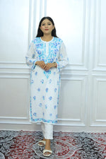 Load image into Gallery viewer, Effortless Chikankari multi colour Kurti