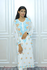 Load image into Gallery viewer, Effortless Chikankari multi colour Kurti