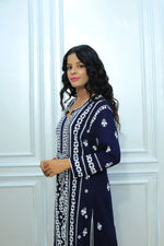 Load image into Gallery viewer, Chikankari lux Modal Kurti Palazzo Set with Heavy Embroidery Chikankari Modal Kurti Palazzo Set with Heavy Embroidery