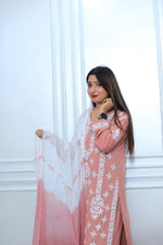 Load image into Gallery viewer, luxx Chikankari Modal Kurti Set