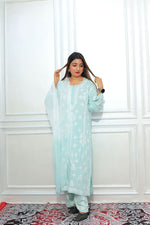 Load image into Gallery viewer, luxx Chikankari Modal Kurti Set