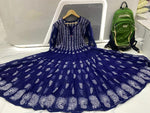 Load image into Gallery viewer, Georgette 56 Kali Anarkali Gown