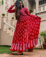 Load image into Gallery viewer, Georgette 56 Kali Anarkali Gown