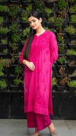 Load image into Gallery viewer, DOBBY COTTON PLAZZO SET