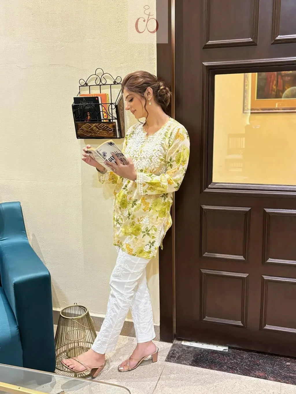 Mul Mul PRINT SHORT SET WITH PANT COMBO