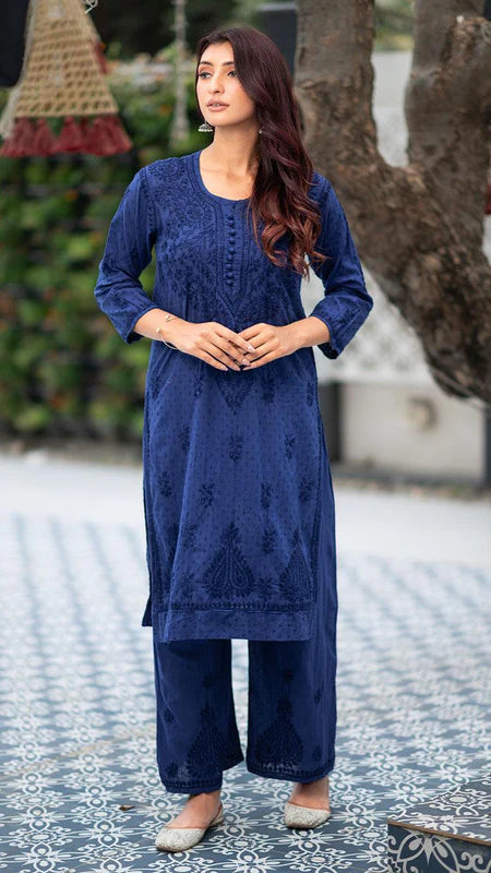 DOBBY COTTON PLAZZO SET