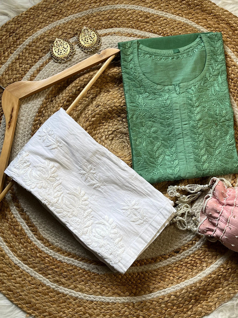 Chanderi Silk Ombre Soft Dyed Kurtas