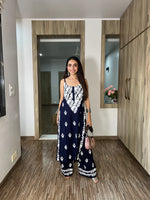 Load image into Gallery viewer, ASUHANI Maroon Sleeveless Rayon Kurta Pant set
