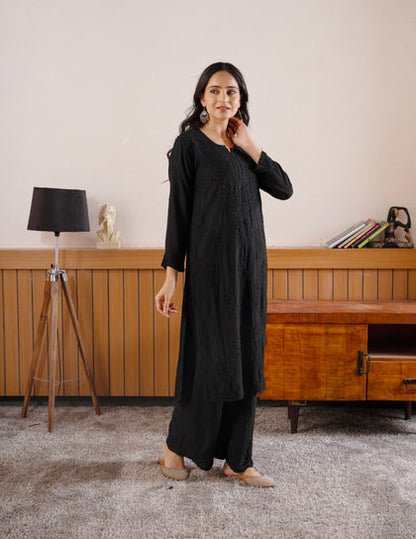 Swati Rathi In Modal Cotton Co-ord Set With Dupatta