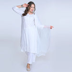 Load image into Gallery viewer, Most Comfortabe Rayon Ombrae Hand Embroidered Full Suit
