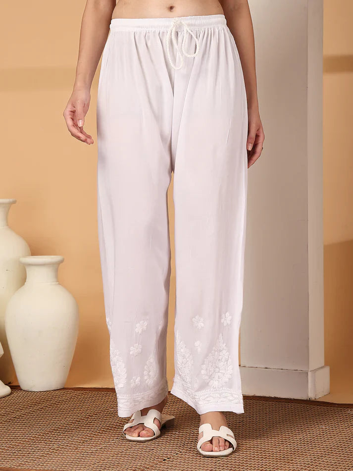 Fancy Chikankari Handwork Pant