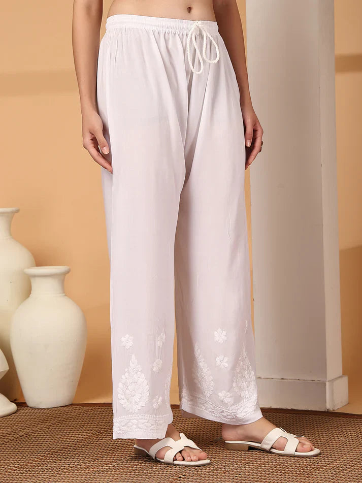 Fancy Chikankari Handwork Pant