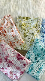 Load image into Gallery viewer, Neitra hand-embroidered malmal Kurti
