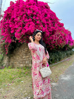 Load image into Gallery viewer, Mulmul Chikankari Cord Set
