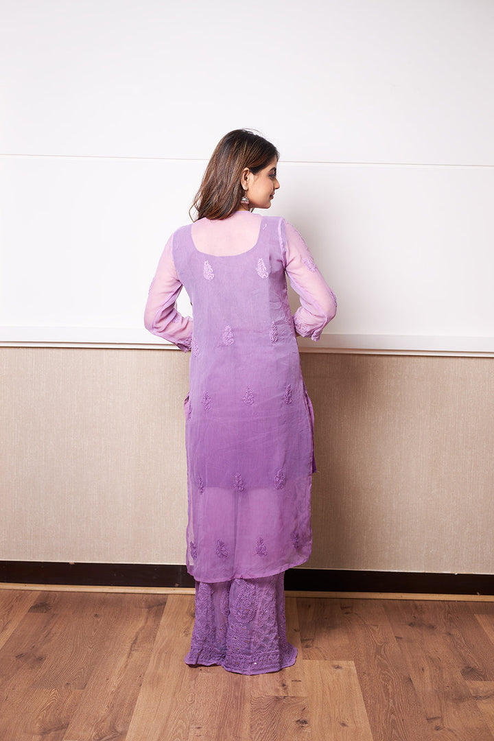 Afreen Buti Jaal Georgeete mirror Chikankari Full Suite with dupatta always best seller