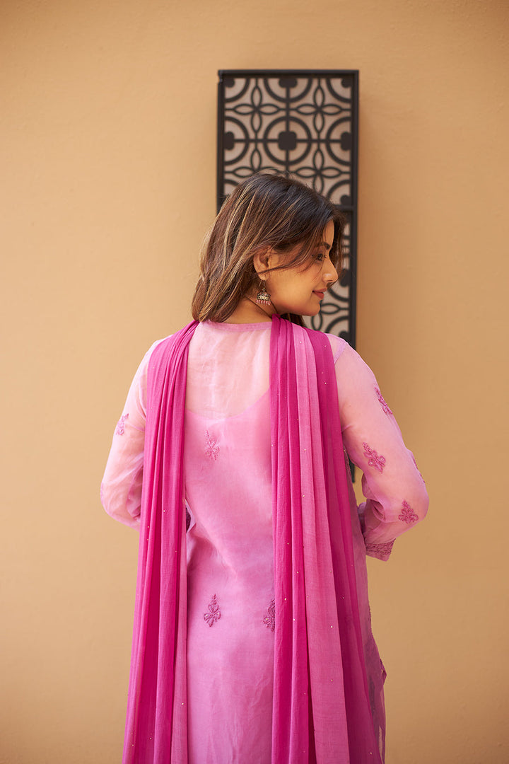 Afreen Buti Jaal Georgeete mirror Chikankari Full Suite with dupatta always best seller