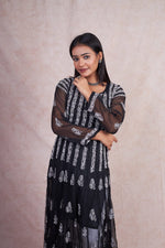 Load image into Gallery viewer, Georgette 56 Kali Anarkali Gown
