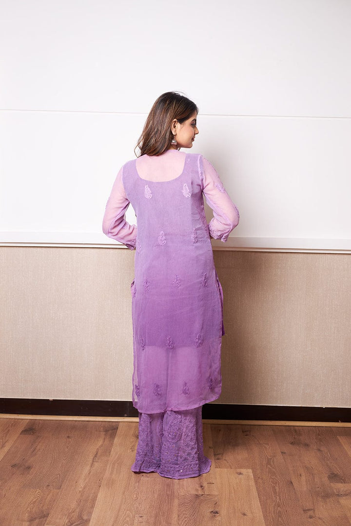 Omrae Buti Jaal Georgeete Chikankari Full Suit