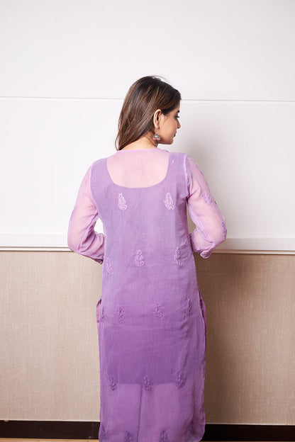 Omrae Buti Jaal Georgeete Chikankari Full Suit