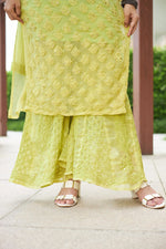 Load image into Gallery viewer, Omrae Buti Jaal Georgeete Chikankari Full Suit
