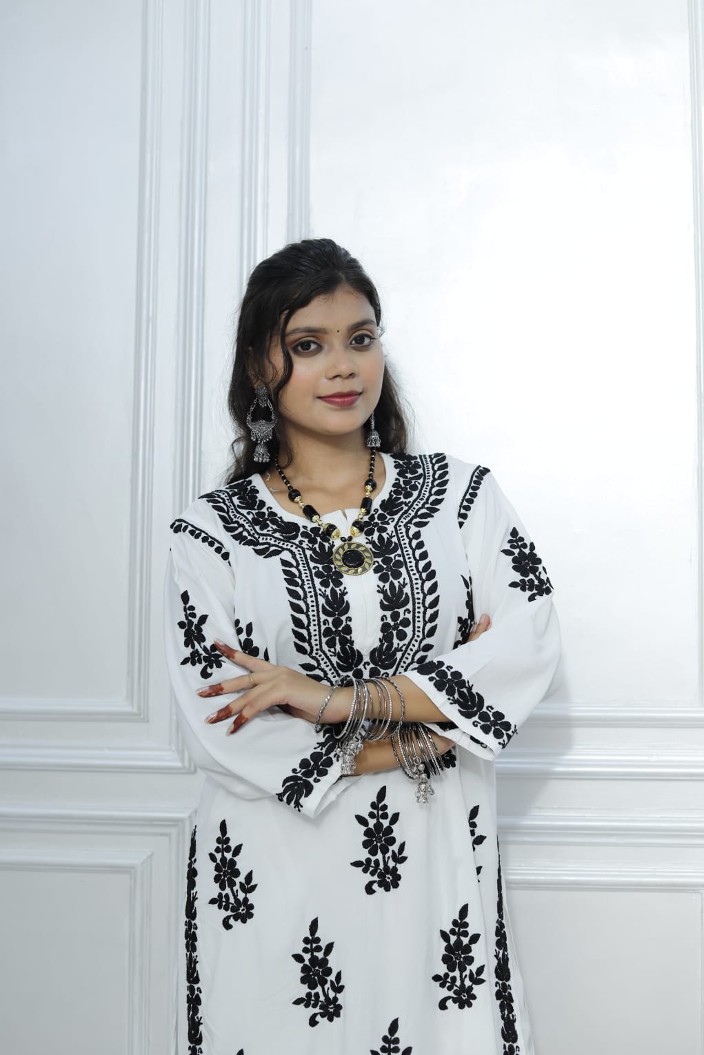 Premium Chikankari Kurta On Soft Modal Fabric