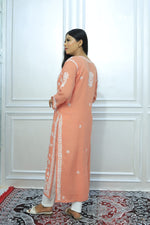 Load image into Gallery viewer, Authentic Chikankari Handcrafted modal Kurti
