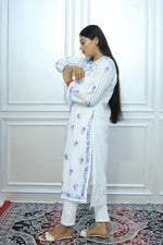 Load image into Gallery viewer, Effortless Chikankari multi colour Kurti
