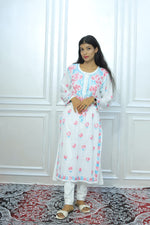 Load image into Gallery viewer, Effortless Chikankari multi colour Kurti

