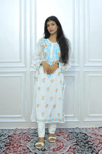 Load image into Gallery viewer, Effortless Chikankari multi colour Kurti
