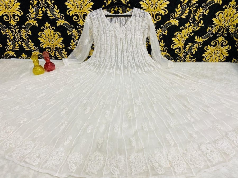 Georgette 56 Kali Anarkali Gown