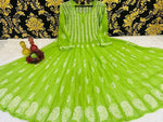 Load image into Gallery viewer, Georgette 56 Kali Anarkali Gown
