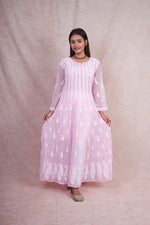 Load image into Gallery viewer, Georgette 56 Kali Anarkali Gown
