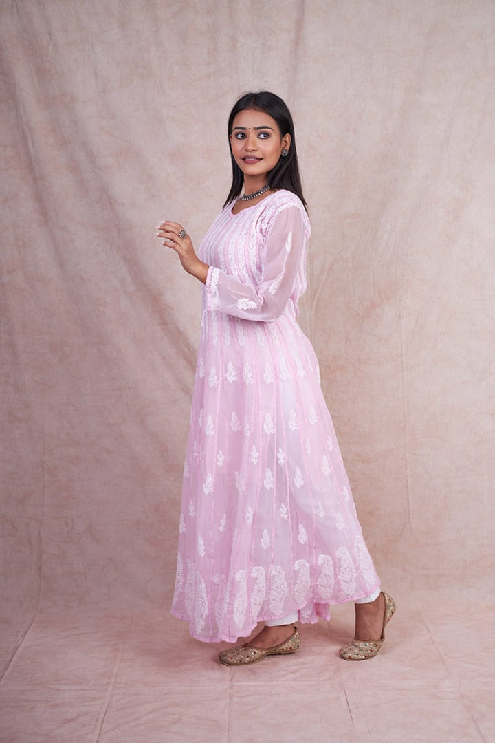 Georgette 56 Kali Anarkali Gown
