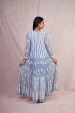 Load image into Gallery viewer, Georgette 56 Kali Anarkali Gown
