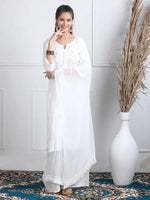 Load image into Gallery viewer, Dobby Cotton 3 piece Set Kurti, Dupatta &amp; Plazzo

