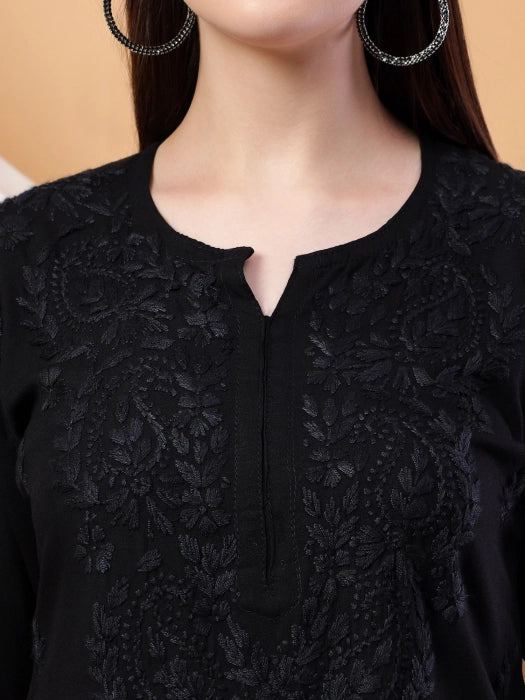 Most Comfortabe Rayon Ombrae Hand Embroidered Full Suit